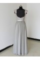 Floor-Length Cap-Sleeves Chiffon Lace Backless Wedding Party Dresses Bridesmaid Dresses 3010090 Floor-Length Cap-Sleeves Chiffon Lace Backless Wedding Party Dresses Bridesmaid Dresses 3010090