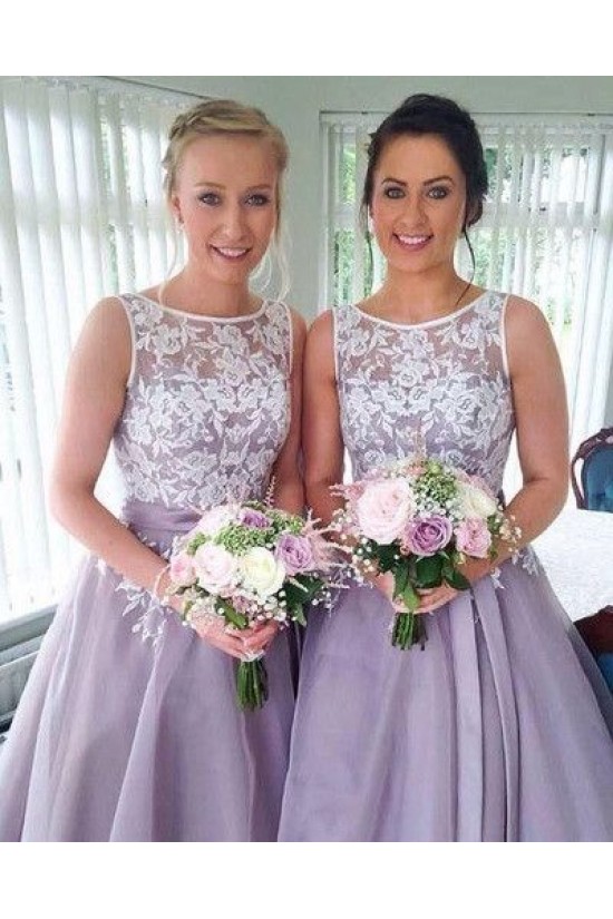 A-Line Short Lace Wedding Party Dresses Bridesmaid Dresses 3010094