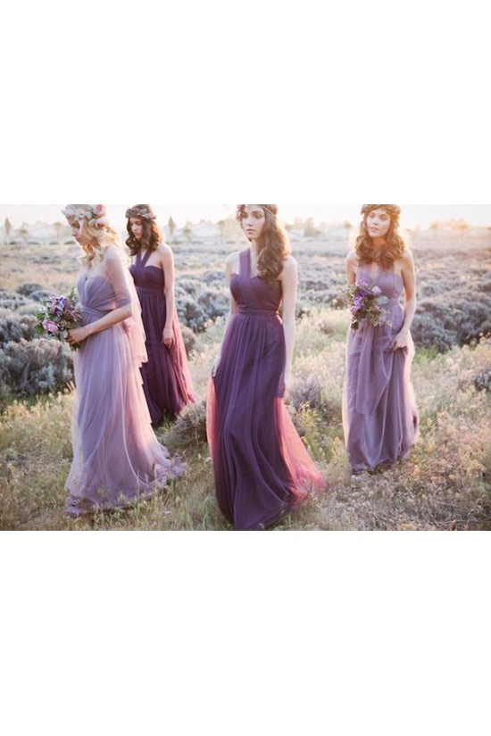 Long Purple Tulle Wedding Party Dresses Bridesmaid Dresses 3010096 Long Purple Tulle Wedding Party Dresses Bridesmaid Dresses 3010096