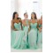 Mint Green Chiffon Long Wedding Guest Dresses Bridesmaid Dresses 3010099