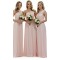Long Pink One-Shoulder Floor-Length Wedding Guest Dresses Bridesmaid Dresses 3010101