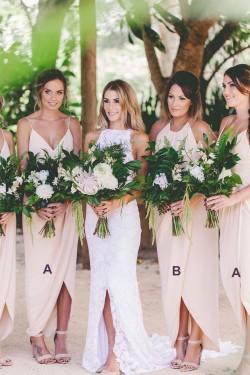 New Arrival Chiffon Spaghetti Straps Wedding Guest Dresses Bridesmaid Dresses 3010103