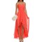 High Low Ruched Bodice Sweetheart Layered Coral Wedding Guest Bridesmaid Dresses 3010109