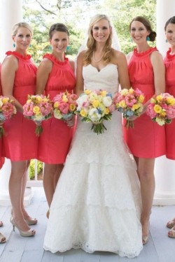 Short Red Wedding Guest Dresses Bridesmaid Dresses 3010127