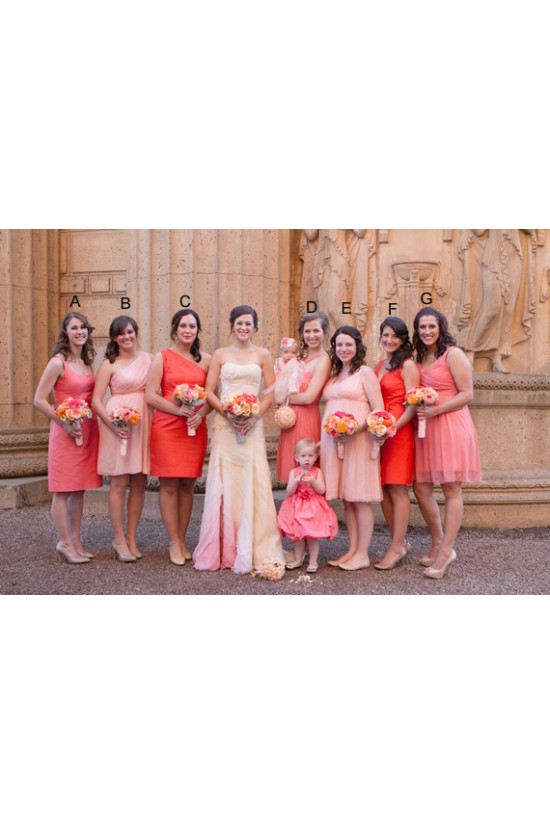 Short Red Wedding Guest Dresses Bridesmaid Dresses 3010128