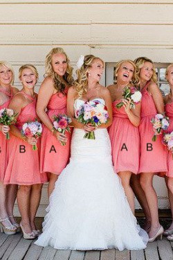 Short Chiffon Wedding Guest Dresses Bridesmaid Dresses 3010129