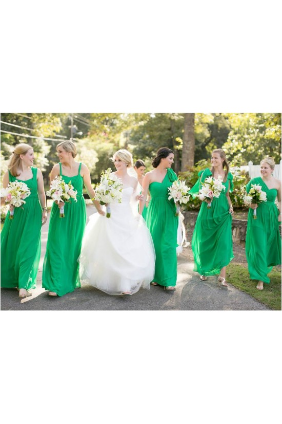 Long Green Chiffon Wedding Guest Dresses Bridesmaid Dresses 3010135 Long Green Chiffon Wedding Guest Dresses Bridesmaid Dresses 3010135