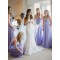 Floor-Length Sweetheart Chiffon Wedding Guest Dresses Bridesmaid Dresses 3010138