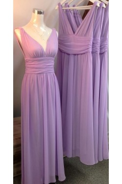 Straps Sleeveless Long Chiffon Wedding Guest Dresses Bridesmaid Dresses 3010141