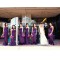 Sheath Long Purple Wedding Guest Dresses Bridesmaid Dresses 3010151