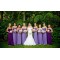 Empire Long Purple Country Wedding Guest Dresses Bridesmaid Dresses 3010155