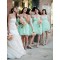 Mint Green Short Sweetheart Chiffon Wedding Guest Dresses Bridesmaid Dresses 3010160