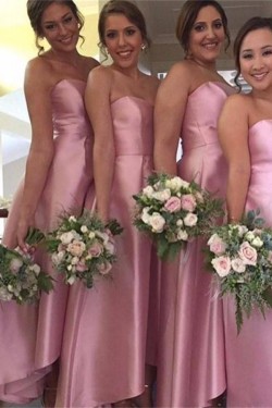 Long Pink Wedding Guest Dresses Bridesmaid Dresses 3010161