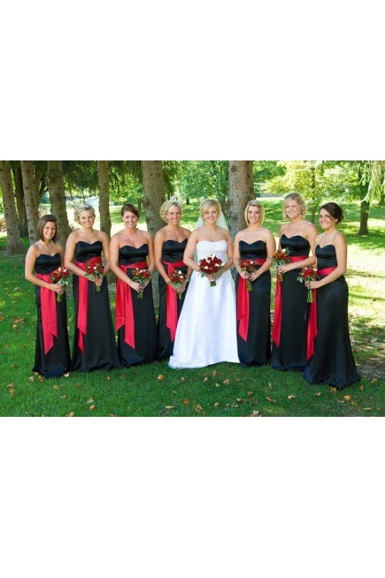 Black Red Long Wedding Guest Dresses Bridesmaid Dresses 3010164 Black Red Long Wedding Guest Dresses Bridesmaid Dresses 3010164