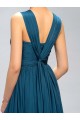 A-Line Long Chiffon Wedding Guest Dresses Bridesmaid Dresses 3010188