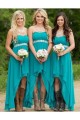 High Low Chiffon Wedding Guest Dresses Bridesmaid Dresses 3010193