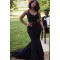 Two Pieces Black Mermaid Plus Size Wedding Guest Dresses Bridesmaid Dresses 3010195