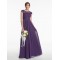Long Purple Lace Chiffon Wedding Guest Dresses Bridesmaid Dresses 3010197