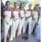 Strapless Side Slit Wedding Guest Dresses Bridesmaid Dresses 3010199