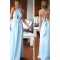 Long Blue Chiffon Wedding Guest Dresses Bridesmaid Dresses 3010200