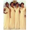A-Line V-Neck Plus Size Wedding Guest Dresses Bridesmaid Dresses 3010209