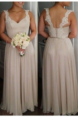 Long Lace Chiffon Wedding Guest Dresses Bridesmaid Dresses 3010215