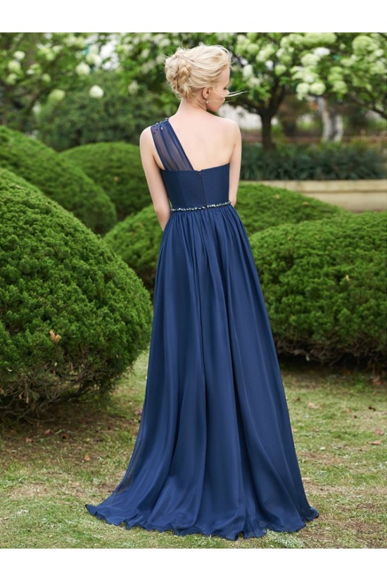A-Line Long Navy Wedding Guest Dresses Bridesmaid Dresses 3010230 A-Line Long Navy Wedding Guest Dresses Bridesmaid Dresses 3010230
