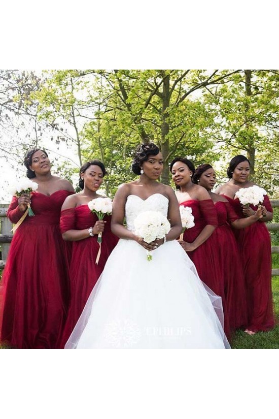 3/4 Length Sleeve Burgundy Plus Size Wedding Guest Dresses Bridesmaid Dresses 3010232 3/4 Length Sleeve Burgundy Plus Size Wedding Guest Dresses Bridesmaid Dresses 3010232