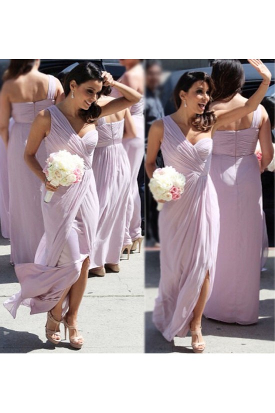 Long Chiffon One-Shoulder Wedding Guest Dresses Bridesmaid Dresses 3010245 Long Chiffon One-Shoulder Wedding Guest Dresses Bridesmaid Dresses 3010245