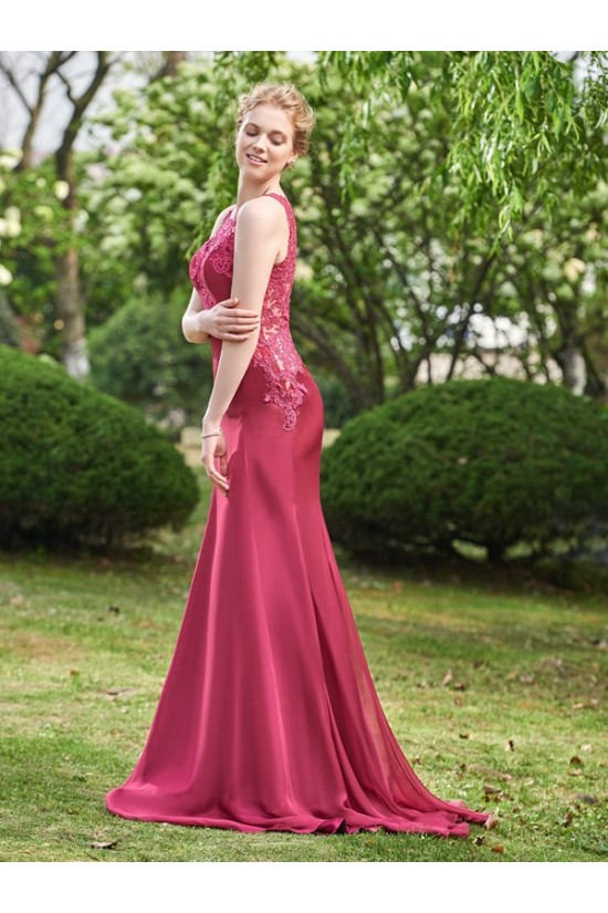 A-Line Lace Chiffon Long Wedding Guest Dresses Bridesmaid Dresses 3010248 A-Line Lace Chiffon Long Wedding Guest Dresses Bridesmaid Dresses 3010248