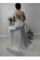 Long Silver Mermaid Lace Wedding Guest Dresses Bridesmaid Dresses 3010251