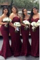 Mermaid Lace Sweetheart Long Bridesmaid Dresses 3010302