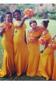 Mermaid Off-the-Shoulder Long Bridesmaid Dresses 3010309