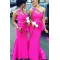 Mermaid One-Shoulder Beaded Long Bridesmaid Dresses 3010310