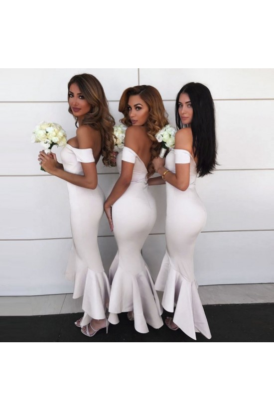 Mermaid Off-the-Shoulder Bridesmaid Dresses 3010313