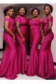Mermaid Beaded Long Bridesmaid Dresses 3010318
