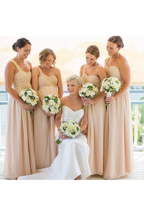 A-Line One-Shoulder Empire Chiffon Long Bridesmaid Dresses Maternity Dresses 3010323 A-Line One-Shoulder Empire Chiffon Long Bridesmaid Dresses Maternity Dresses 3010323