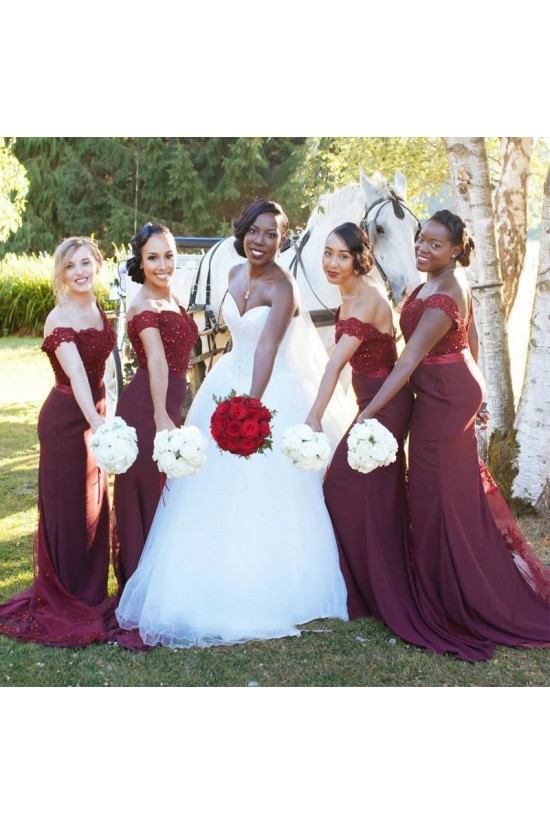 Lace Off-the-Shoulder Bridesmaid Dresses 3010329 Lace Off-the-Shoulder Bridesmaid Dresses 3010329