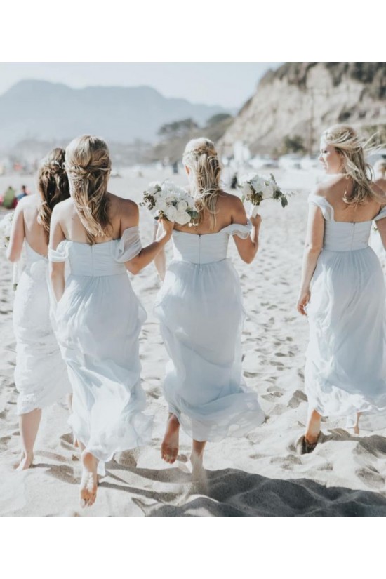 A-Line Chiffon Off-the-Shoulder Long Bridesmaid Dresses 3010335 A-Line Chiffon Off-the-Shoulder Long Bridesmaid Dresses 3010335