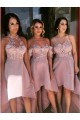 High Low Lace Bridesmaid Dresses 3010341