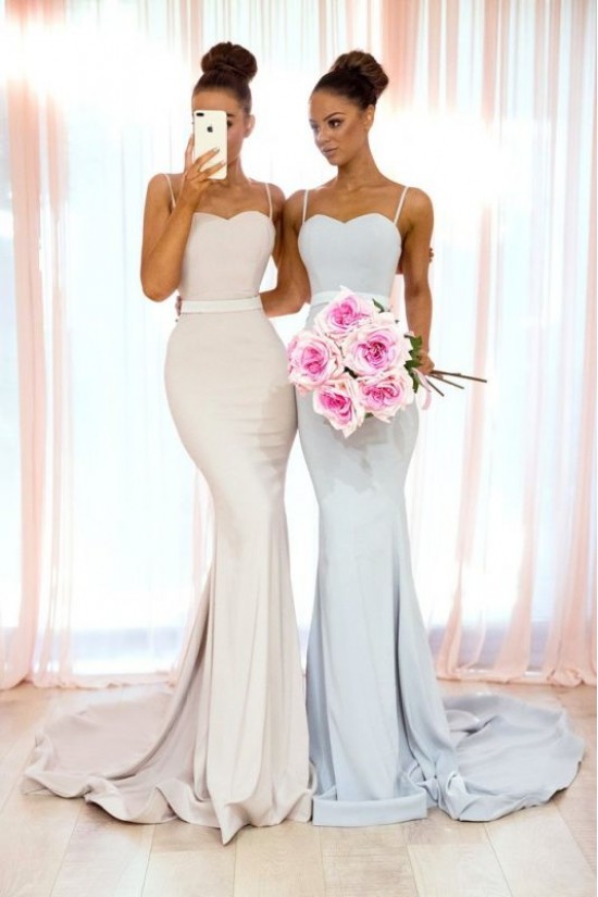 Mermaid Spaghetti Straps Long Bridesmaid Dresses 3010343 Mermaid Spaghetti Straps Long Bridesmaid Dresses 3010343