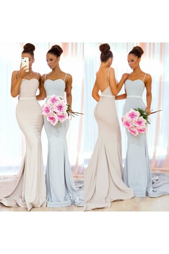 Mermaid Spaghetti Straps Long Bridesmaid Dresses 3010343 Mermaid Spaghetti Straps Long Bridesmaid Dresses 3010343