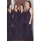 Mermaid V-Neck Long Bridesmaid Dresses 3010350