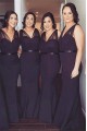 Mermaid V-Neck Long Bridesmaid Dresses 3010350