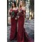 Mermaid Long Sleeves Lace Long Bridesmaid Dresses 3010356
