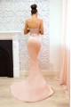 Mermaid Lace V-Neck Long Bridesmaid Dresses 3010358