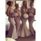 Mermaid Beaded Long Bridesmaid Dresses 3010361