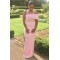 Mermaid Long Pink Bridesmaid Dresses 3010364