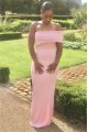 Mermaid Long Pink Bridesmaid Dresses 3010364