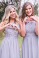 A-Line One-Shoulder Long Bridesmaid Dresses 3010367